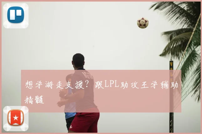 想学游走支援？跟LPL助攻王学辅助精髓